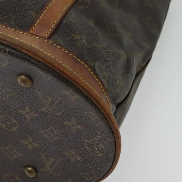 LOUIS VUITTON Monogram Bucket GM Shoulder Bag M42236 LV Auth 52335 - Picture 4 of 16